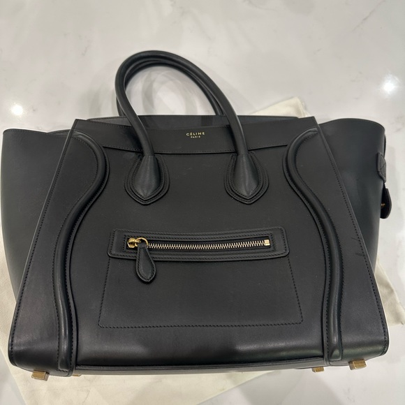 Celine mini luggage in black - Picture 2 of 8